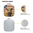 thumbnail image 2 of KUIFORTI American Flag Car Windshield Sun Shade, Highland Cow Sun Visor Protector Front Window Shade, Sunflower Print Foldable Windshield Sun Shade for SUV Trucks Sedan, 2 of 5