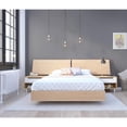 thumbnail image 4 of Nordik 4 Piece Full Size Bedroom Set Natural Maple & White, 4 of 9