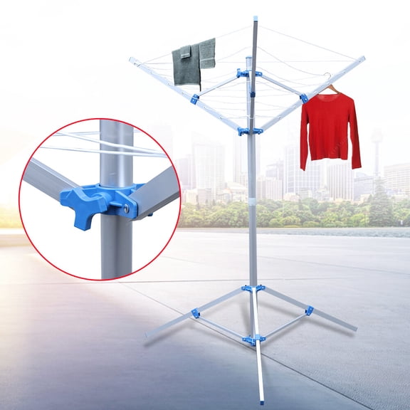 60 inch Modern Clothes Line Rotary Outdoor Laundry Dryer Garden Drying Rack