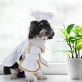 thumbnail image 3 of Tnobhg 1 Set Pet Funny Costume Soft Breathable Fastener Tape Fixing Adjustable Easy to Wear Halloween Christmas Cosplay Outfits for Dogs, 3 of 8