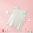 thumbnail image 4 of TAGOLD Toddler Girls Boys Summer Blouses Tops,1-5 Years Children's Wear Girl's Ear Tank Top Summer Baby Top Girl's Strap Sleeveless Bottom, 4 of 5