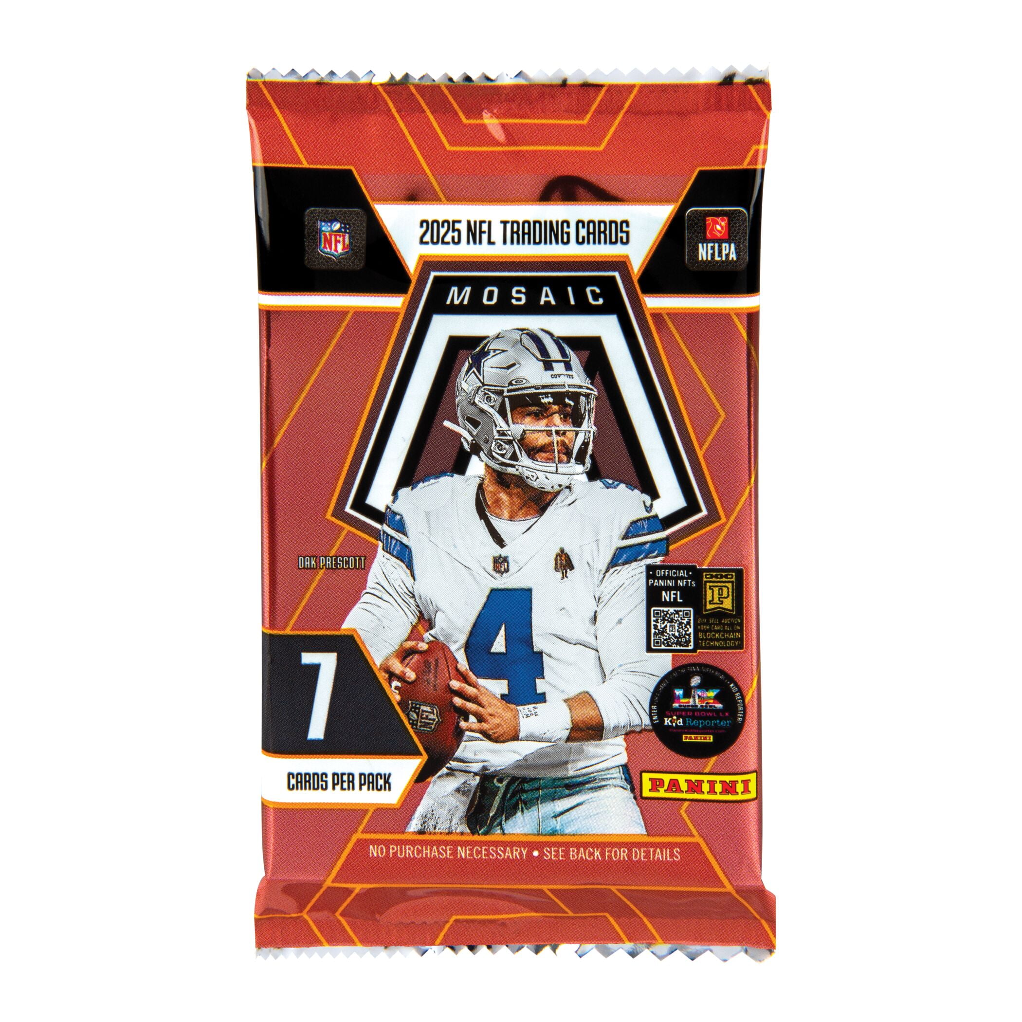 25 PANINI MOSAIC FOOTBALL MEGA BOX