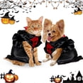 thumbnail image 5 of Halloween Pet Clothes Cat And Dog Halloween Costume Vampire Cloak Costume For Small Cats And Dogs - Costume For Halloween Party (large), 5 of 5