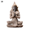thumbnail image 2 of Meditative Seated Buddha Sandstone Statue Sculpture Figurine Decor, 2 of 7