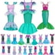 thumbnail image 2 of Vestido de princesa Ariel de La Sirenita para niñas, vestido de cola de pez con volantes de lujo para fiesta de cumpleaños, vestido elegante de Halloween, Cosplay zhangyuxiang unisex, 2 of 2