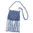 thumbnail image 1 of HEVIRGO Beach Bag Long Tassels Storage Rattan Multipurpose Single Shoulder Strap Bag for Beach, 1 of 10