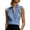Blue Tank Tops, variant on Miluxas Women's Sleeveless Button Down Blouse Collared Pleated Front Loose Tunic Shirts Work office Casual Tank Tops Lightweight Summer Outfit White