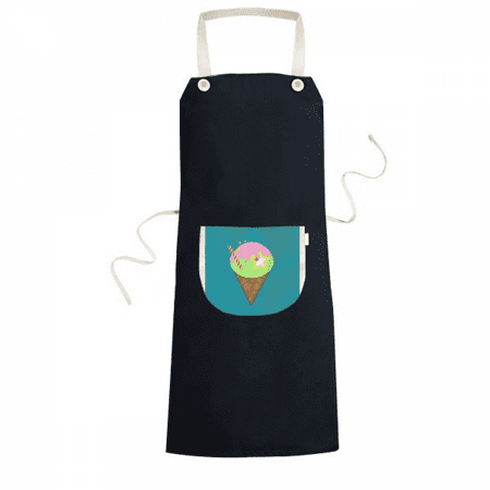 

Ice Cono Gelato Outline Sweet Apron Bib Sarong Cooking Baking Kitchen Pocket Pinafore