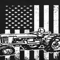 thumbnail image 3 of Instant Message - Tractor American Flag - Toddler & Youth Short Sleeve Graphic T-Shirt, 3 of 6