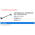 thumbnail image 2 of Front Sway Bar Link - Compatible with 2001 - 2009 Toyota Prius 2002 2003 2004 2005 2006 2007 2008, 2 of 2