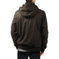 thumbnail image 2 of Hat and Beyond Mens Motorcycle Rider Jacket Faux Leather with Tactical Pockets, 2 of 3