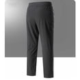 thumbnail image 5 of cocolona Mens Summer Casual Athletic Pants Elastic Waist Straight Wide Leg Workout Running Pants with Pockets, 5 of 5