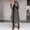 Z-Grey, variant on Women's Faux Wool Coat Blouse Thin Coat Trench Long Jacket Ladies Slim Long Belt Elegant Overcoat Outwear Pink + 3XL