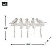 thumbnail image 3 of DII Decorative Cast Iron Wall Hook Collection, Birds, 3 of 3