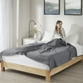 thumbnail image 3 of Serta Polyester and Cotton Fleece to Sherpa Heated Blanket ST54-0105, 3 of 11