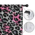 thumbnail image 4 of Blackout Kids Curtains,Gray and Pink Of Leopard Print Childrens Insulated Curtains Set Of 2,Bedroom Essentials,Toddler Room Decor 42"x54", 4 of 5