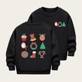 thumbnail image 2 of DxhmoneyHX Kids Clothes Fashion Cute Christmas Sweatshirts Long Sleeve Blouse Soft Comfy Fleece&nbsp;Lined Warm Going Out Tops Festival Outfits Size 9 Years, 2 of 5