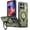 Olivegreen, variant on ShellTech Magnetic Case for Motorola Moto G 5G 2025,Shockproof TPU+PC Ring Stand Case Compatible with Mag Safe Military Drop Protection Cover,Black