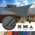 thumbnail image 3 of 10 Sizes Triangle Waterproof Sun Shade Sail Outdoor Garden Patio Party Sunscreen Awingtriangle Canopy 95% Uv Block With Free Rope, 3 of 4