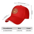thumbnail image 2 of Fire Department Badge Icon Unisex Sandwich Cap Classic Baseball Capunisex Adjustable Casquette Dad Hat, 2 of 5