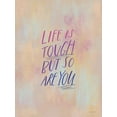 thumbnail image 2 of Nieman, Rachel 25x32 White Modern Wood Framed Museum Art Print Titled - Life is Tough, 2 of 4