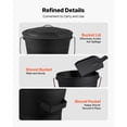thumbnail image 5 of KFFKFF Ash Bucket Set with Lid, Shovel, Broom, and Gloves, Metal Charcoal Container for Fireplace and Fire Pits, 2.6-Gallon Capacity for Indoor and Outdoor Use, 5 of 9