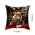thumbnail image 3 of Christmas Pillow Cover Holiday Decoration Sofa Decoration Linen Pillow Home Sofa Holiday Decoration Pillow Cover 45x45cm, 3 of 6