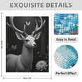thumbnail image 3 of Diamond Art Kit for Adults, Classic Butterfly Deer Print No.421 Diamond Painting for Adults Beginners, 5D DIY Diamond Art Painting Kits, Colorful Diamond Painting Craft for Home Decor 12x16, 3 of 7