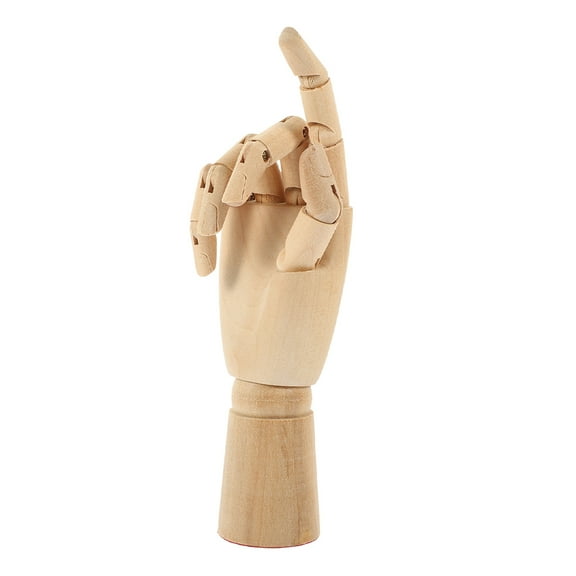LOLIPPYY Hand Mannequin for Artists Poseable Wooden Hand Model for Drawing Sketching, Flexible Hand Sculpture Hand Figure Home Decor