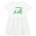 thumbnail image 3 of Inktastic Golf Cart with Argyle Pattern Girls Toddler Dress, 3 of 5