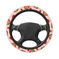 thumbnail image 4 of YFYANG Universal Elastic Red Strawberry Doodle Car Steering Wheel Cover, Non-Slip Sweat Absorbent, 4 of 8