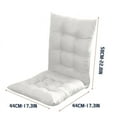 thumbnail image 2 of SPOORYYO High Back Chair Cushion Indoor Outdoor All Weather Rainproof Rocking Chair Pad Replacement Cushion for Patio Solarium Seat and Seatback, 2 of 4