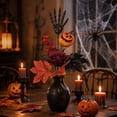 thumbnail image 6 of Halloween Artificial Botanicals Skull Hand Pumpkin Maple Leaf Centerpiece for Fall Party Counter Decor Vase Arrangement, 6 of 8