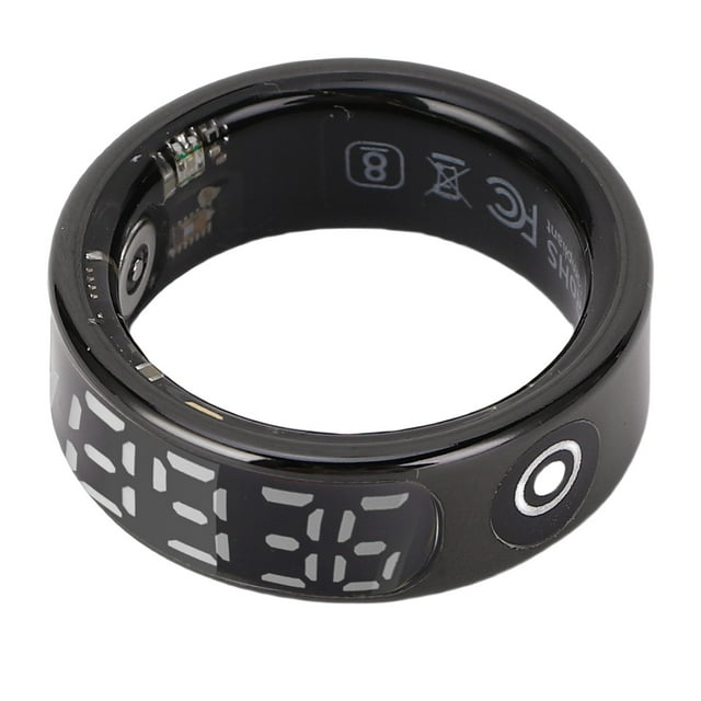 Anillo de Conteo de Pasos, Anillo Inteligente de Duración de la Batería de 20 Mah para Navegar Por Videos