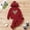 Burgundy, variant on PatPat Toddler Girl Leopard Print Heart Hoodie Sweatshirt and Pants Set,Sizes 18M-6Y,2-Piece