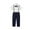 Navy, variant on purcolt Toddler Baby Boys Dress Pants Kids Straight Leg Stretch Formal Wedding Suit Pants School Uniform Trousers Gentleman Clothes for 6M-10T