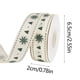 thumbnail image 2 of Fiudx Ofertas relámpago Cinta navideña, rollo de cinta decorativa para fiestas, cinta decorativa para caja de regalo, 2 of 2