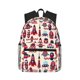 thumbnail image 1 of Easygdp Rocket Pattern Mochila Casual para Portátil, Mochila para Escuela, Viajes, Negocios, 1 of 6