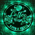 thumbnail image 3 of Handmadetneonsign Coffee Beans Metal Wall Art Light, Coffee Shop Metal Sign Wall Decor, Open Coffee Metal Decor, 3 of 5
