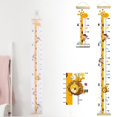 thumbnail image 2 of GQDIN Kids Growth Chart, Wood Frame Fabric Canvas Height Measurement Ruler from Baby to Adult for Child's Room Decoration, Canvas Removable Height Growth Chart, 2 of 9