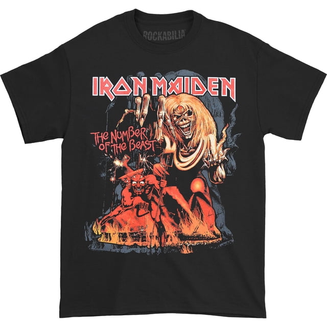 Iron Maiden - Camiseta Number Of The Beast Graphic para Adultos Unisex (Negro)
