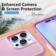 thumbnail image 7 of NIFFPD iPhone 14 Pro Max Case with Screen Protector + Camera Lens Protector, Shockproof Full Coverage Protective Cover Phone Case for iPhone 14 Pro Max 6.7" Pink, 7 of 7