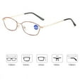 thumbnail image 2 of Bifocal Blue Light Blocking Reading Glasses Metal Flexible Readers Presbyopic glasses, 2 of 3