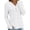 *White, variant on ClodeEU Women's UPF Sun Protection Hoodie Quick Dry Athletic Shirt for Fitness ,Long Sleeve Henley Sports Blouse Watermelon Red,Womens Plus XXL