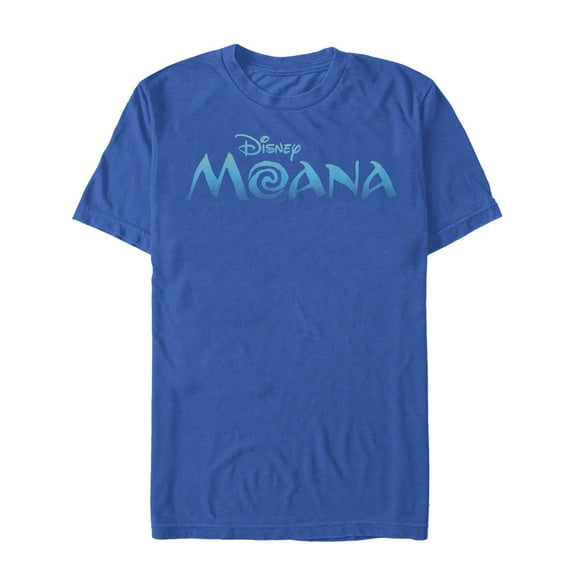 T-Shirt Logo Moana pour Hommes - Bleu Royal - Petit