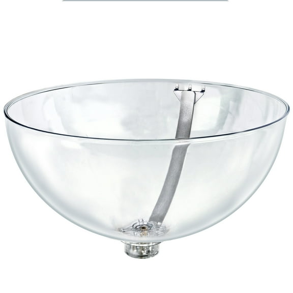 16" Bowl Display with Curved Metal Arm for Pegboard/Slatwall