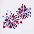 thumbnail image 2 of RITZ 100% Cotton Americana Embroidered Hand Towels, Set of 2, Fireworks, 2 of 6
