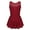 Burgundy, variant on Girls Sparkle Ballet Dance Dress Sleeveless Gymnastics Leotard Skirt with Tulle Dress Black 6