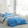 thumbnail image 7 of IR Imperial Rooms 2 Piece Duvet Cover Soft Microfiber Button Closer Light Blue Color Twin All-Ages, 7 of 7