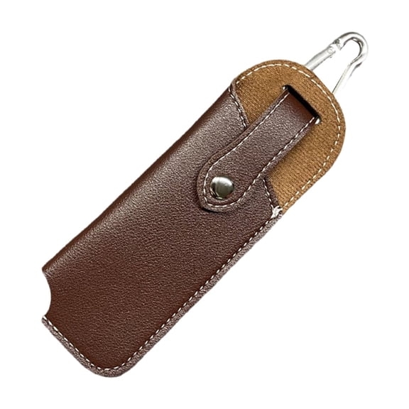 Flashlight Belt Loop Case Holder Leather Cutter Sheath Protective Covers Pockets Hunt Camp Outdoor Carry Equipment